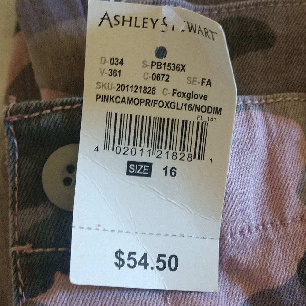 Ashley Stewart cargo joggers